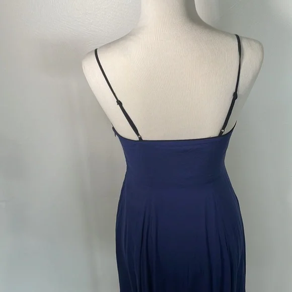 NWT Urban Outfitters Cooperative midi corset tie front spaghetti strap dress - Picture 7 of 8